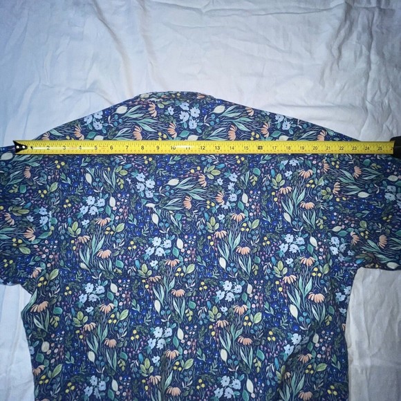 Rockmount Ranch Wear Tru-west Short Sleeve Shirt Large Hawaiian Rousseau Floral - Picture 8 of 16